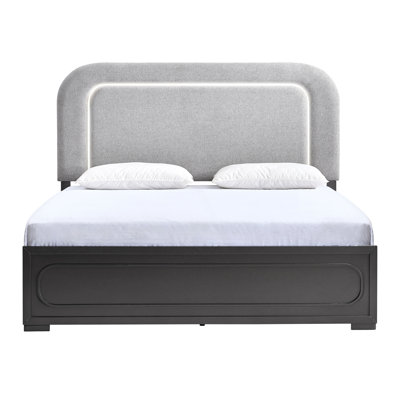 Hebert D1EF225D5C1E40C6A8EE307A0B263418 KING BED , Wenge