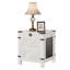 Table de bout à plateau relevable Vita, table de chevet avec serrure rustique et armoire de rangement pour petits espaces, table d'appoint-365090074