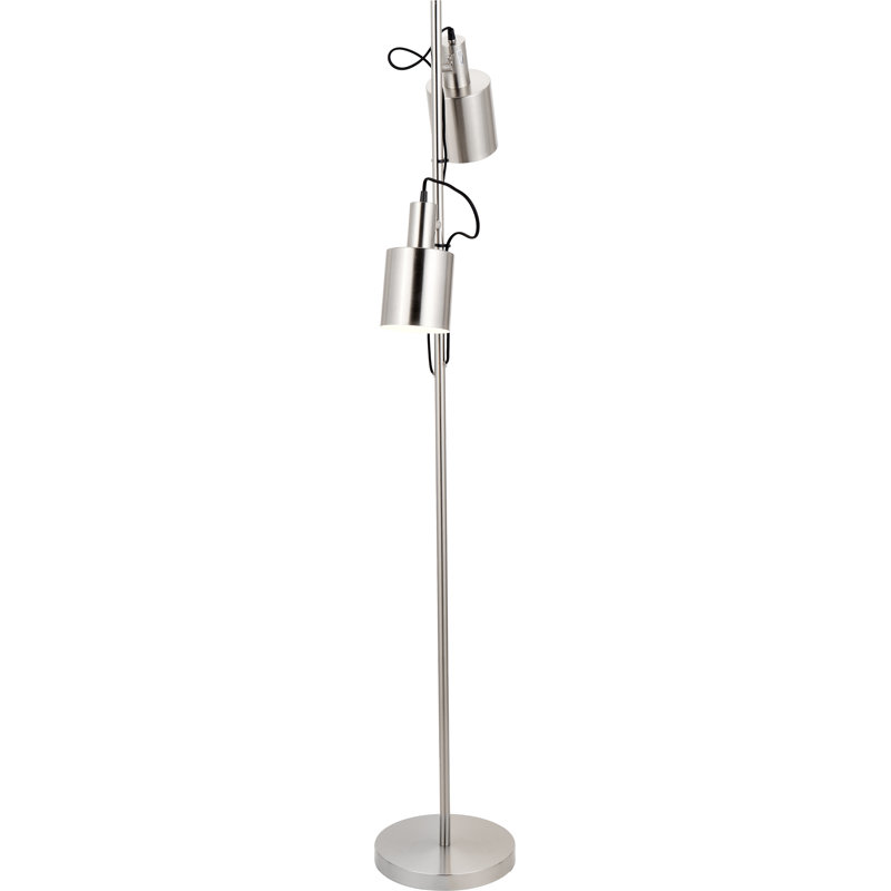 Deaisa 149.5cm Novelty Floor Lamp, Brushed Chrome