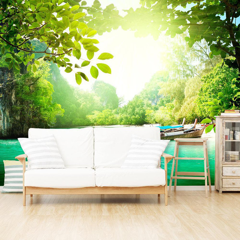 Murale paradis secret Fadri, L 110 po x l 154 po