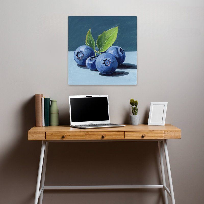 Beautiful Blueberries, art contemporain, H 18 po x l 18 po
