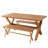 Kristofer Kitchen Dining Table Set, Rectangle Dining Table with Dining Bench(Table, 2 Benches)-122056384