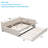 Snio Upholstered Linen Daybed with Trundle Bed-1833019678