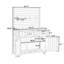 Banc de rempotage avec plateau en acier inoxydable et tablettes mobiles-1651774079