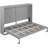Space Saving Bed Gray - With Led Lights And Plywood Base Durability