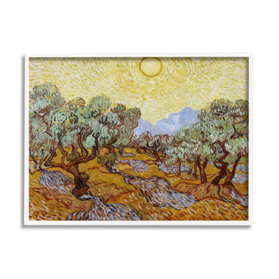 Olive, arbres, Van Gogh, estampe numérique de paysage par One1000paintings