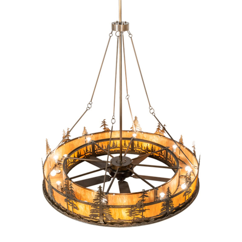 Tall Pines Downrod Ceiling Fan