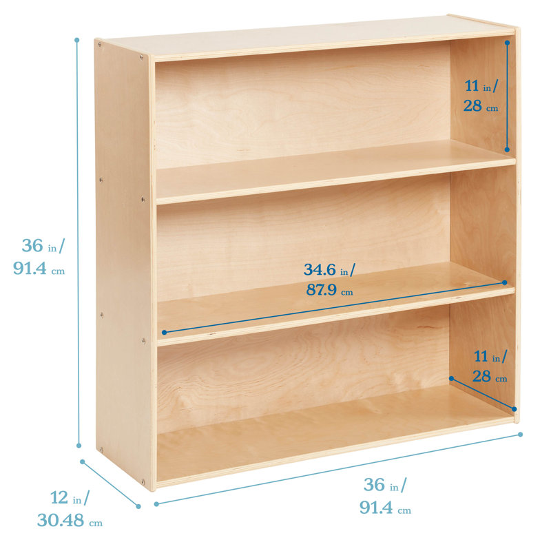 Armoire de rangement ECR4Kids Streamline, Naturel