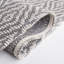 Tapis gris / ivoire en coton Martha Stewart 484-73725317