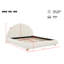 Lit plateforme tapissier Lunara-122268210