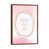 Classic Brown Wood Floater Framed