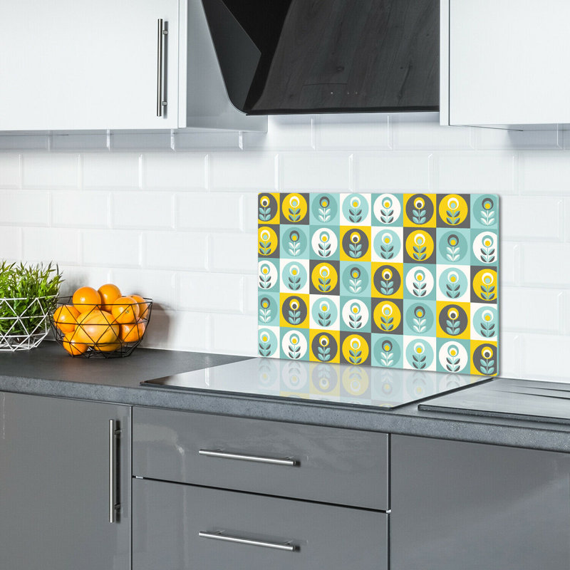 Perkin Tempered Glass Chopping Board, 52cm x 60cm