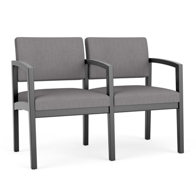 Lenox Wood Waiting Reception 2 Seat Tandem Seating Wood Frame