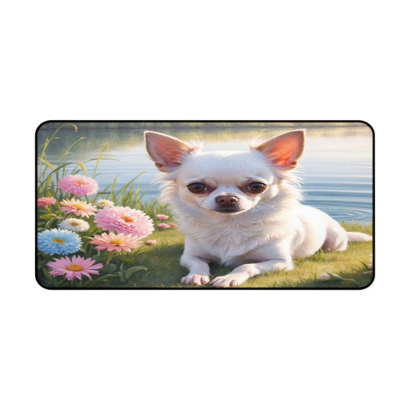 Polyester Desk Pad, 14.4x12.1