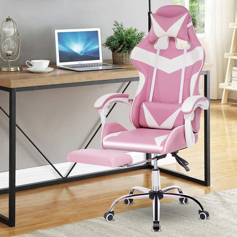 Fauteuil de jeu Isabelita, Argent, Rose