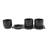 Handmade Ceramic Indoor Pot Planter Set with Tray-88133872