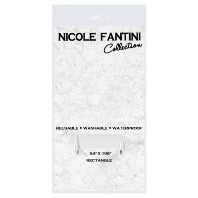 Disposable Plastic Premium Tablecloth Heavyweight Rectangle 54" x 108"