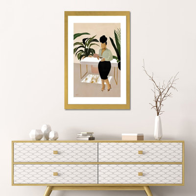 « Boss Babe » par Bria Nicole, impression d’art graphique