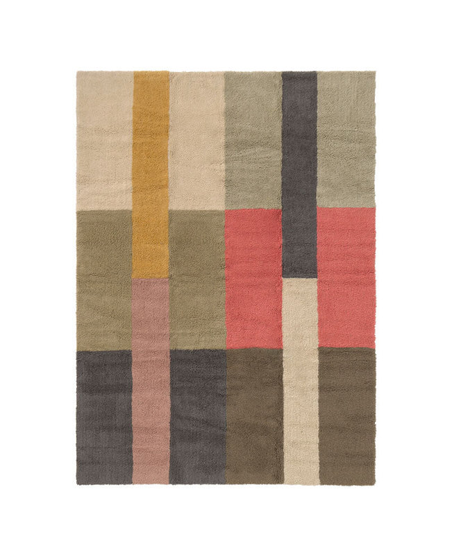 Wool Area Rug Chroma Palette, 6'7" x 9'10"