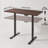 Electric Height Adjustable Standing Desk With Solid Rubber Wood Top