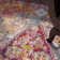 Tapis bleu clair / fuchsia Myia