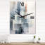 Gris abstrait zen V - Horloges murales minimalisme-898562037