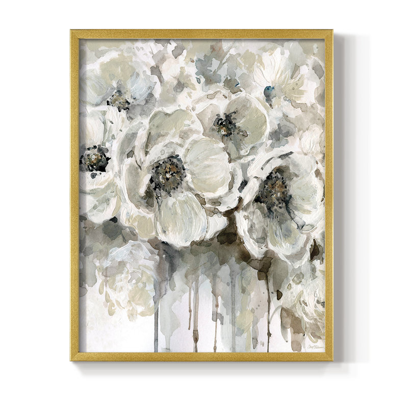 «Soft Fragrance I», reproduction encadrée - bois massif, H 11 po x l 9 po, Doré