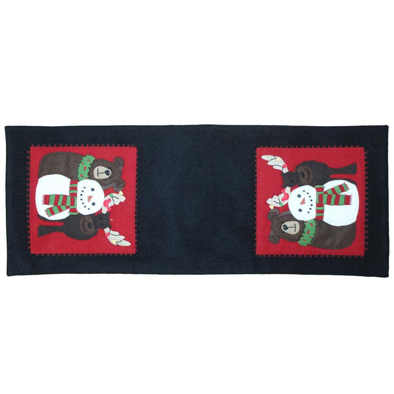 C Woodland Friends Table Runner