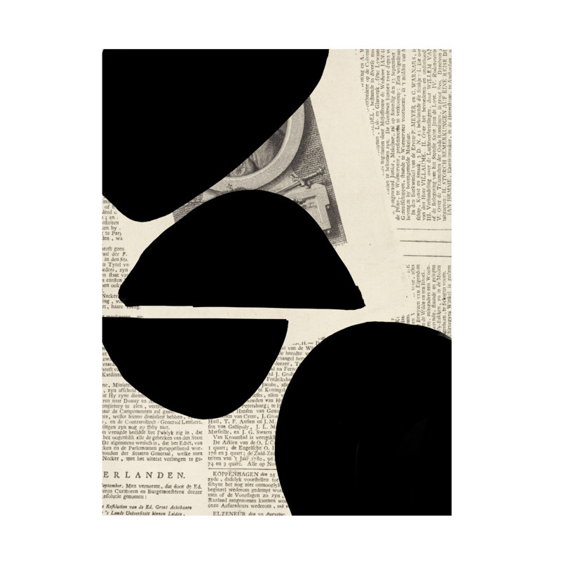 Art abstrait sur toile Yopie Studio, H 19 po x l 14 po x P 2 po