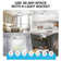 Bell + Howell Socket Fan Ceiling Cool Light with Remote Control, 1000 Lumens