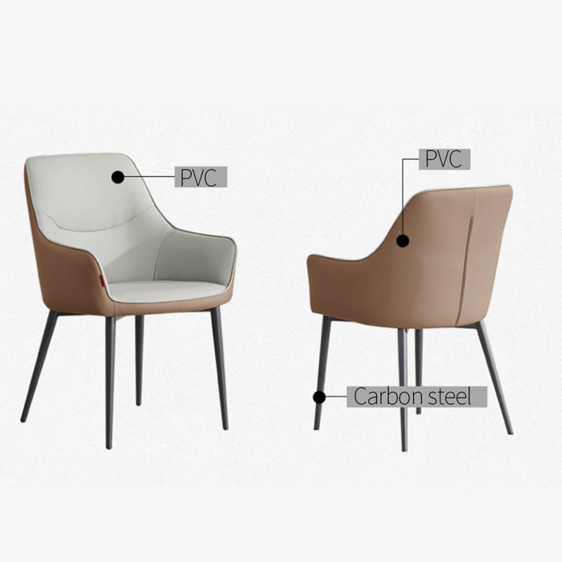 Light luxury high-end dining table set, 7