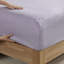 Édredon simple et drap Floral Taupe, lit dans un sac avec édredon, 1 taie décorative, drap plat, taie d'oreiller ajustée, microfibre douce, motif de losanges à imprimé aquarelle, allergène, lavable à la machine