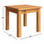 Essential Outdoor Square Teak Side Table