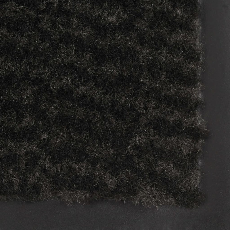 Branco Non-Slip Doormat, Black, 90cm W x 150cm L