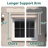 Polyester Cover Patio Window Awning, Manual Retractable Sunshade Canopy-93764367