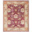 Oushak Oriental Hand-Knotted Wool Red Area Rug-314832203