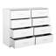 8-Drawer Dresser With Large Fabric Drawers-701623238