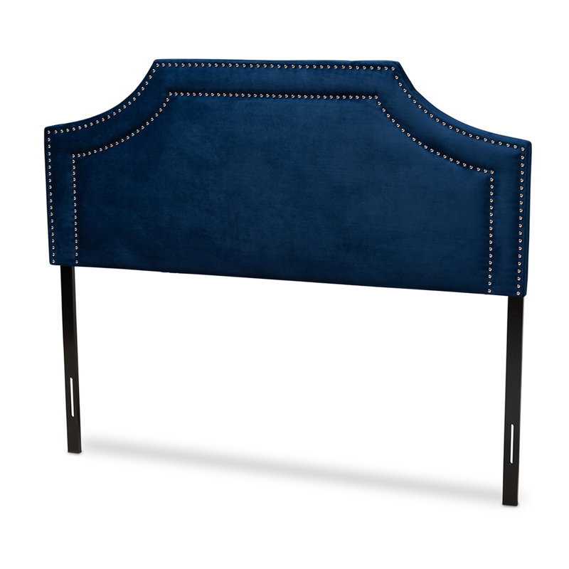 Tête de lit tapissier Danann, Très grand, Bleu marine
