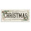 Panneau rustique «Merry Christmas Friends and Family»