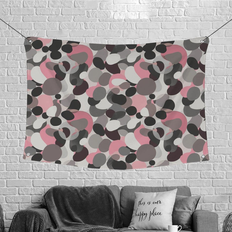Tapisserie en microfibre, H 50 po x l 60 po
