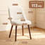 47cm H Fabric Upholstered Upholstered Back Side Chair in Grey-2091915210