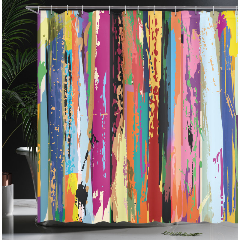 Shower Curtain with Hooks Included
