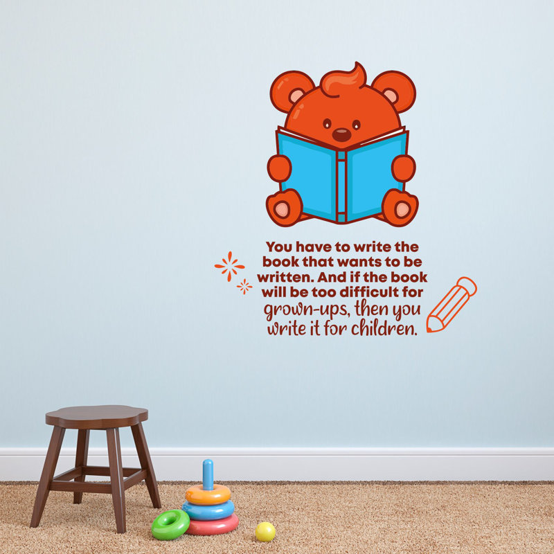 Text & Numbers Wall Decal, 40" H x 20" W x 0.05" D