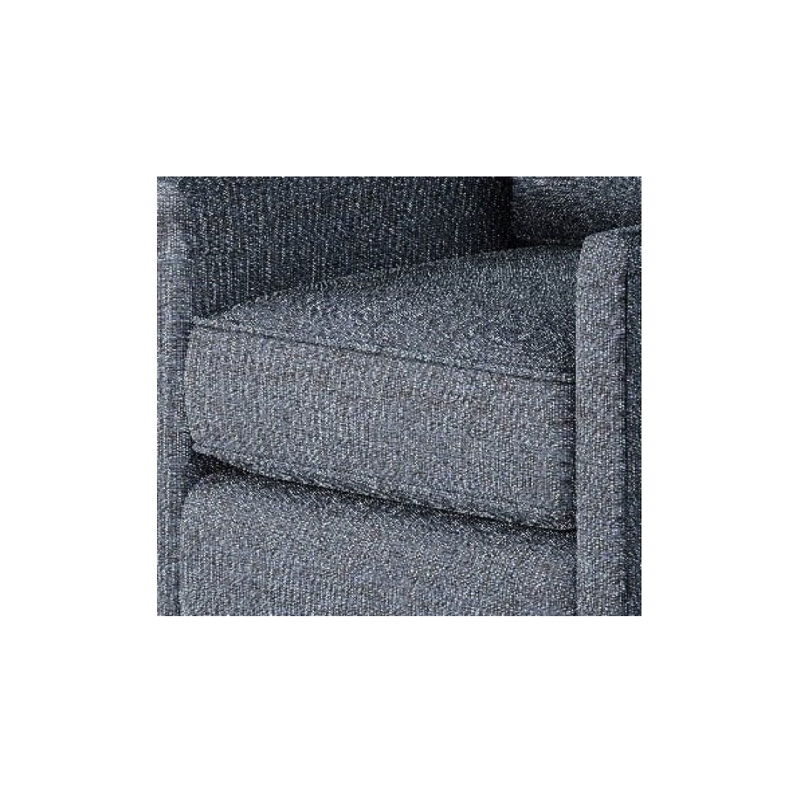 Fauteuil pivotant et pivotant, Bleu marine érablière