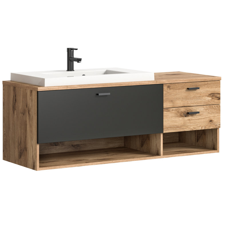 Bridgman 140mm Single Bathroom Vanity with Drop In Basin