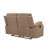 Global United  Recliningtransitional Microfiber Fabric Loveseat