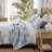 3-Piece King/Cal King Quilt Mini Set,Blue