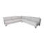 Canapé modulaire neutre neutre beige - 122 po x 122 po x 35 po