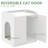 Cat litter box for Self-Cleaning Litter Boxes with Cat Scratch Mat, White-1228737564