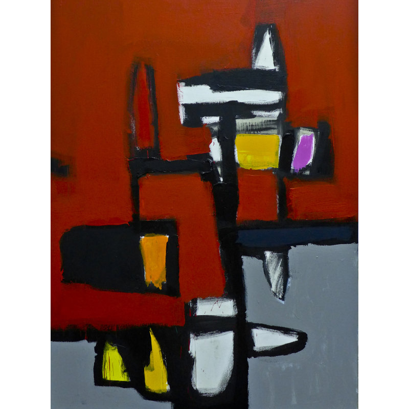 Playback Print by Carlos Davila Rinaldi, 33" H x 25" W, Black Framed Canvas
